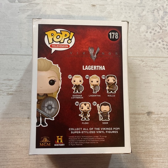 Funko Pop Lagertha #178 Vikings Figure - Picture 7 of 12